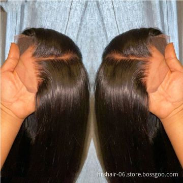 Virgin Human Hair Full Lace Wig for Black Peruvian Women Hight Quality 30 Inch Brazilian Hair Swiss Lace 10~34 Inch Long 180%